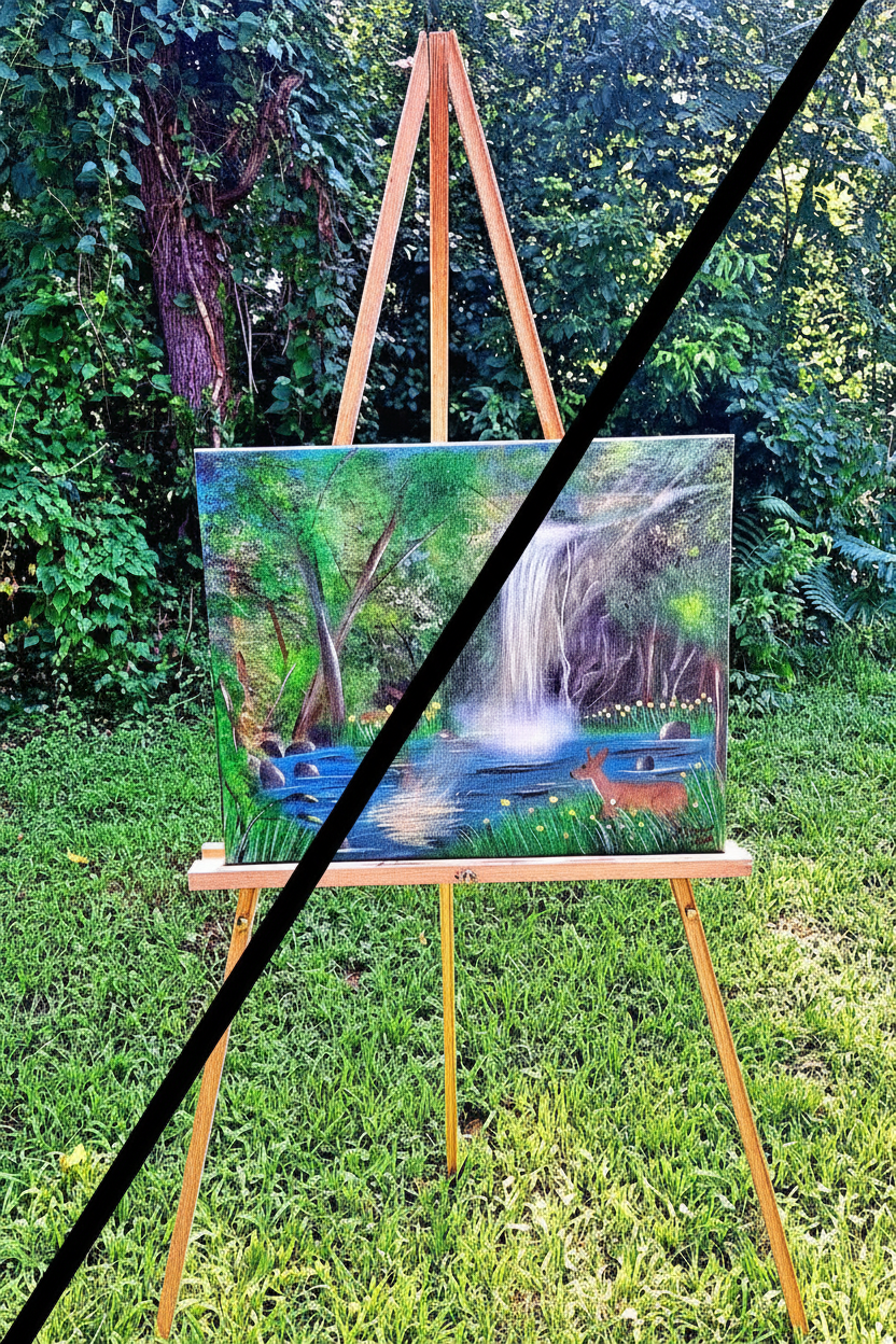 Serene Escape - Original Painting 16" x 20" Crow's Perch Artworks
