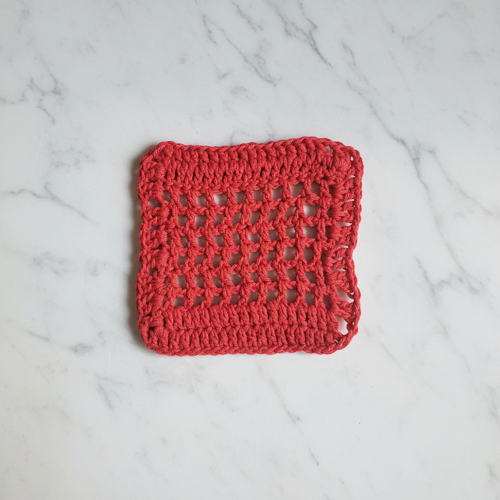 Red Dish Cloth Crow's Perch Artworks