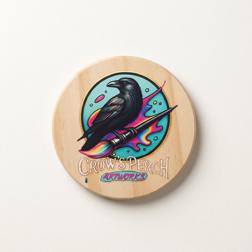 Crow's Perch Artworks Coaster (Qty 1) Crow's Perch Artworks