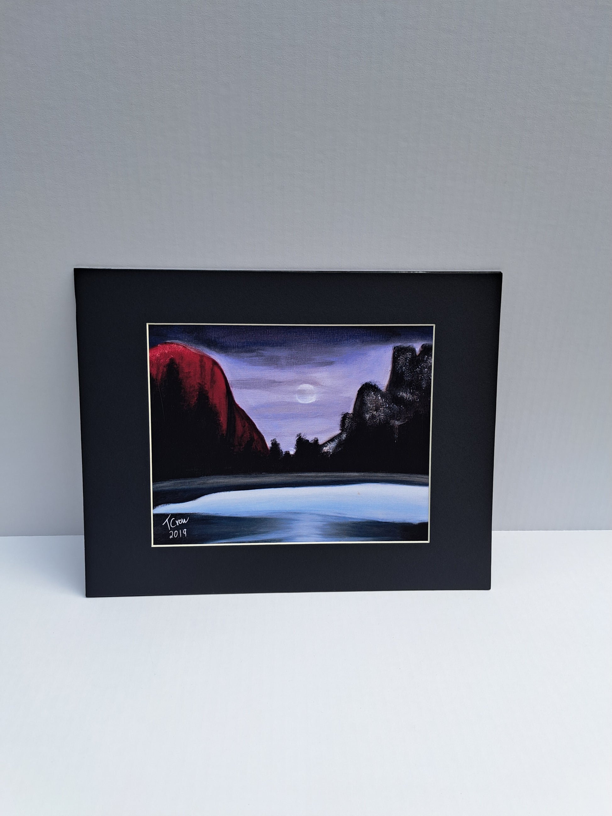 Purple Moonlight - Matte Print 11" x 14" Crow's Perch Artworks